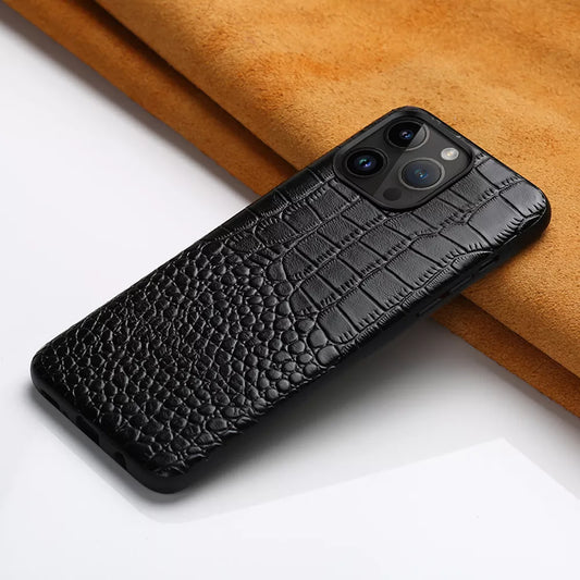 Genuine Gator Skin Phone Case for Apple iPhone